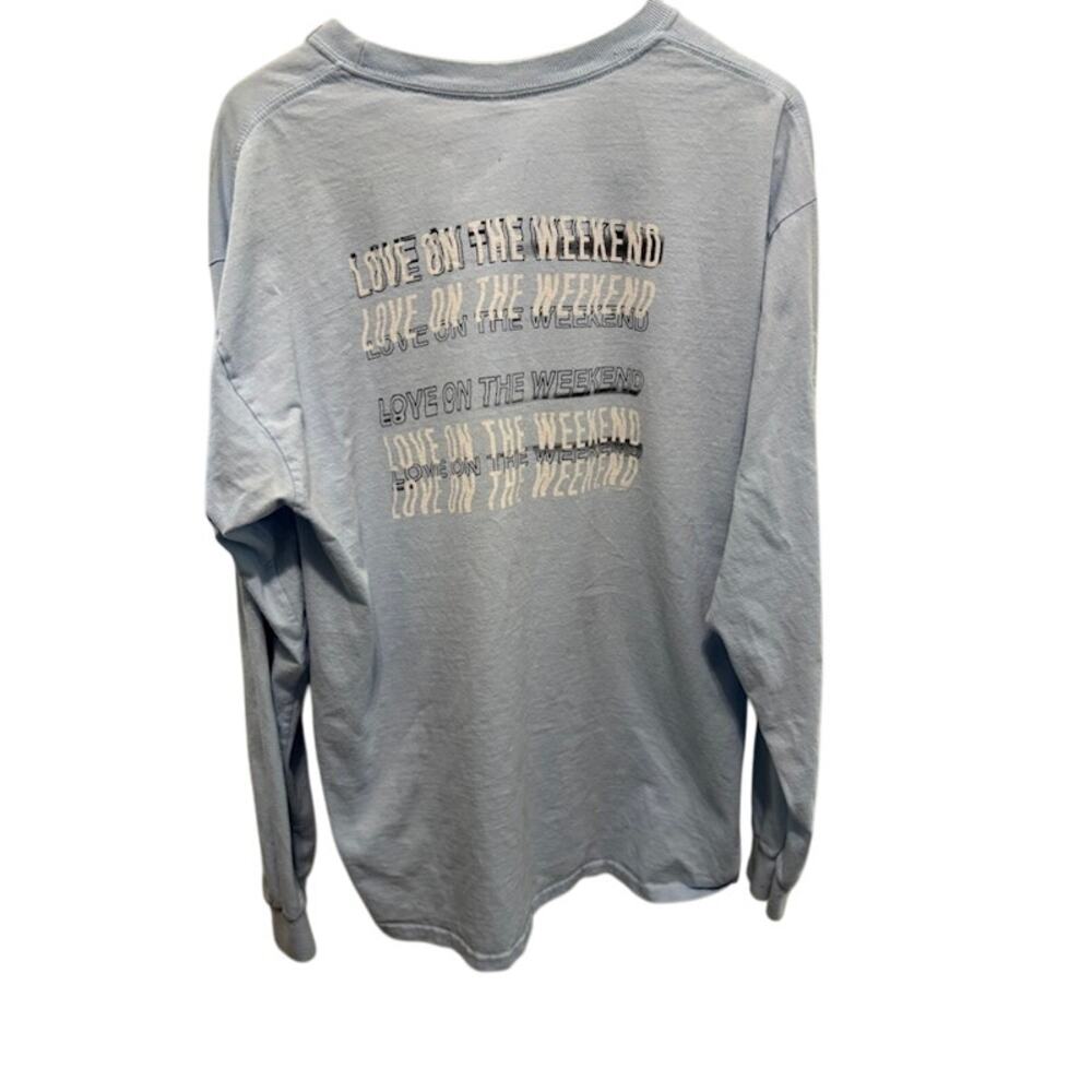 John Mayer Love on the Weekend Long Sleeve Jeremy Dean T- Shirt Men's Large